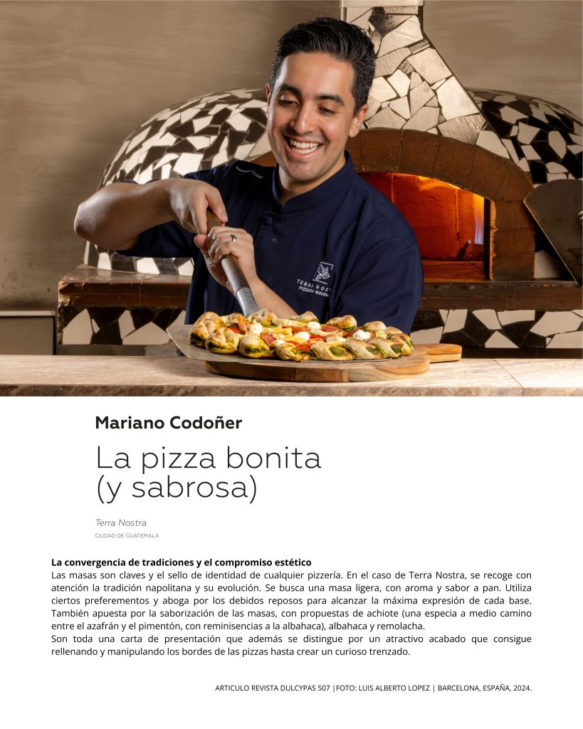 Chef Mariano Codoñer en revista Dulcypas