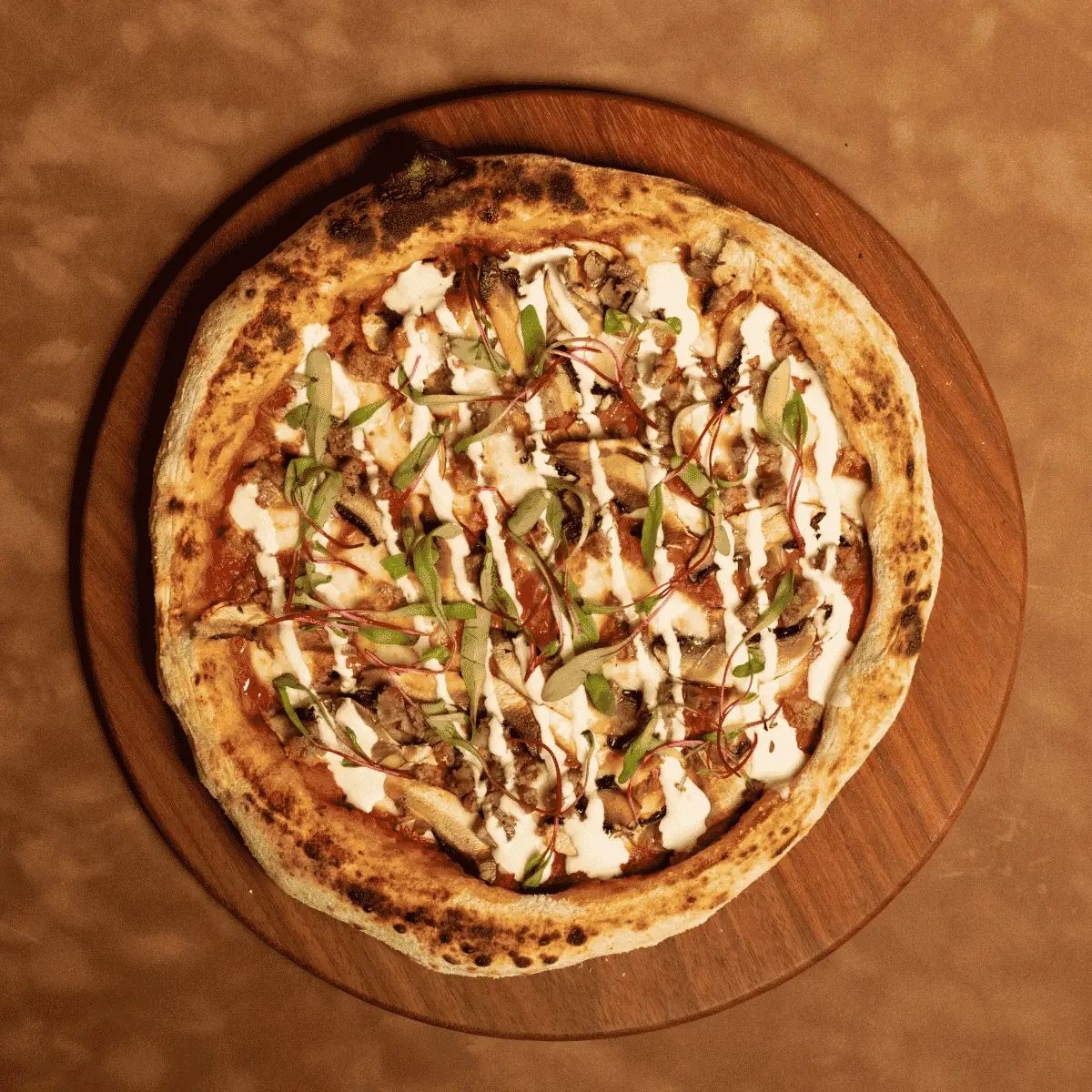 Pizza Portobello azul Terra Nostra